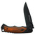 Smith & Wesson 3.7″ Folding Pocket Knife (Black with Wood Overlays)
