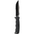 SOG SEAL Pup Elite - Fixed Serrated Blade - Kydex Sheath - Black TiNi Partially Serrated Knife