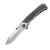 SOG Sideswipe Assisted Folding Knife 3.4" Clip Point Blade Aluminum Handles with GRN Inserts