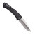 SOG Traction Folding Knife 3.5" Clip Point Plain Blade Black GRN Handles