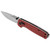 SOG TERMINUS XR G10 2.95" Folding Pocket Knife (Crimson) - Clamshell Package