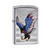 Zippo Windproof Lighter | E-star Award W/Patriotic Eagle Flag High Polish Chrome