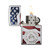 Zippo Windproof Lighter | American Stamp On Flag High Polish Chrome Finish