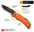 OUTDOOR EDGE RAZOR MINI 2.2" BLAZE ORANGE