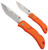 OUTDOOR EDGE 3.3" TRAILBLAZE ORANGE
