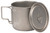 OLICAMP  SPACE SAVER MUG WITH LID | TITANIUM | 550 ML