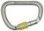 KONG  X-LARGE CARBON STEEL SCREWGATE CARABINER | LUNAR WHITE