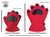 BEARHANDS INFANT FUCHSIA