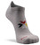 FOX RIVER  CANYON ULTRA-LIGHTWEIGHT ANKLE SOCKS | WHITE/GREY | SMALL
