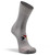 FOX RIVER  CANYON ULTRA-LIGHTWEIGHT CREW SOCKS | WHITE/GREY | SMALL
