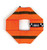 KATIE'S BUMPERS  FREQUENT FLYER SQUARE | ORANGE