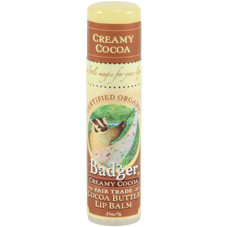 Badger Vanilla Bean Cocoa Lip Balm 12597