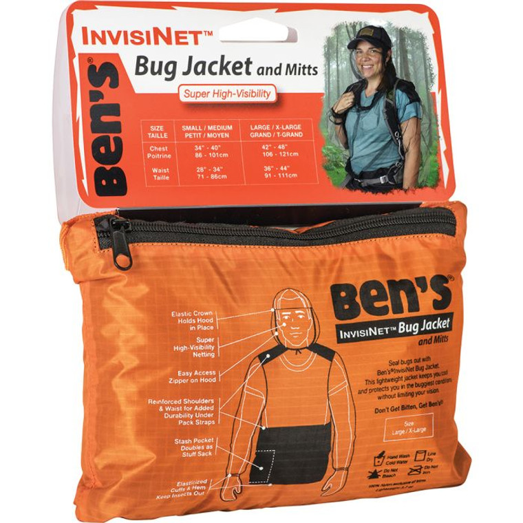 Ben'S Invisinet Bug Jacket L/Xl 0006-7221