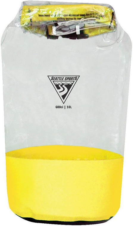 Seattle Sports Glacier Clear Dry Bag | Yellow | 10 L