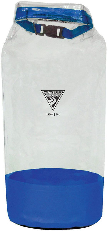 Seattle Sports Glacier Clear Dry Bag | 21L | Blue