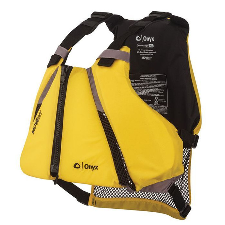 Onyx Movevent Curve Life Jacket | Medium/Large | Yellow
