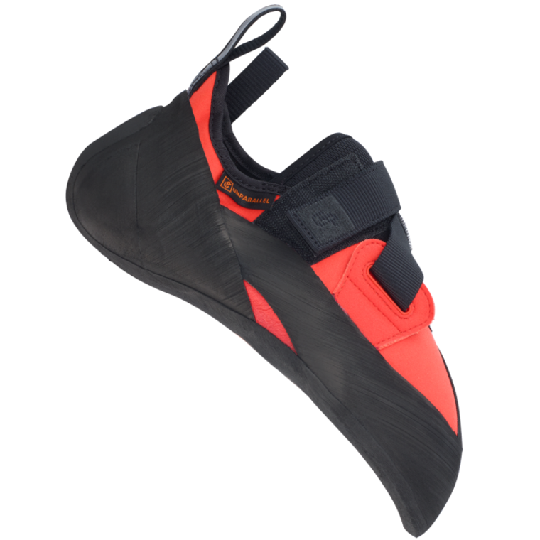 Unparallel: Newtro VCS Climbing Shoes | Red/Black | Size 4