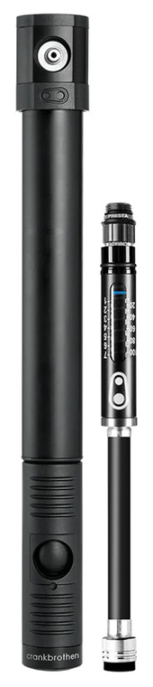 CRANKBROTHERS  KLIC HAND PUMP HV GAUGE | BLACK MIDNIGHT EDITION