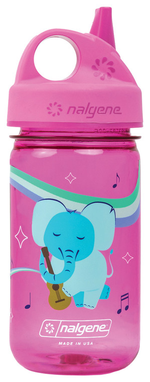 NALGENE  KIDS 12 OZ GRIP-N-GULP SUSTAIN | MUSICAL ELEPHANT