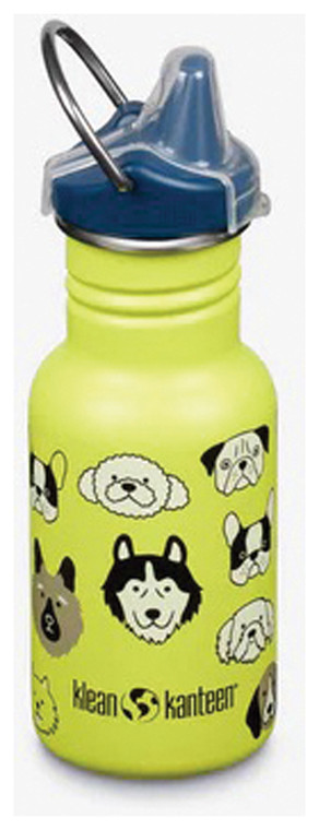 KLEAN KANTEEN  KID CLASSIC 12 OZ | DOGS W/ SIPPY CAP
