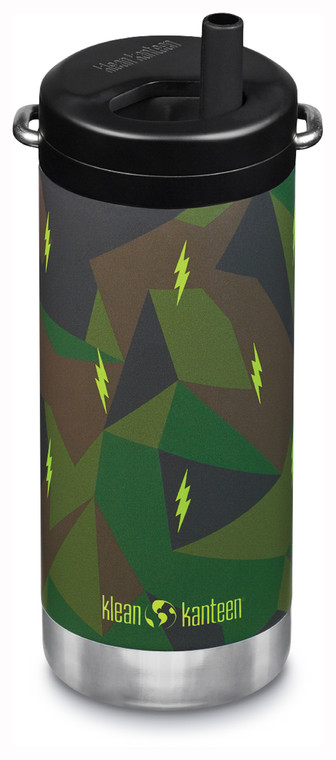 KLEAN KANTEEN  TKWIDE 12 OZ | ELECTRIC CAMO W/ TWIST CAP