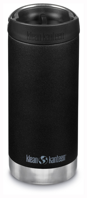 KLEAN KANTEEN  TKWIDE 12 OZ | BLACK W/ CAFE CAP