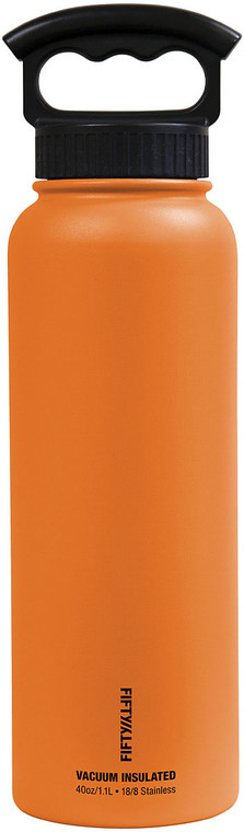 FIFTY/FIFTY  40 OZ VACCUM INSULATED W/3 FINGER | ORANGE