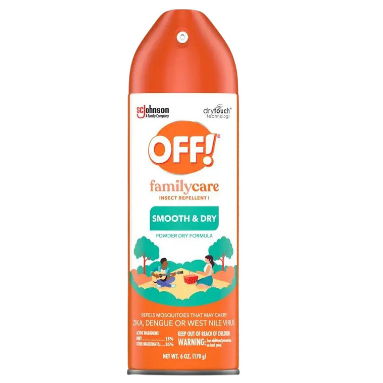 OFF! OFF! FAMILYCARE SMOOTH AND DRY 2.5 OZ AEROSOL