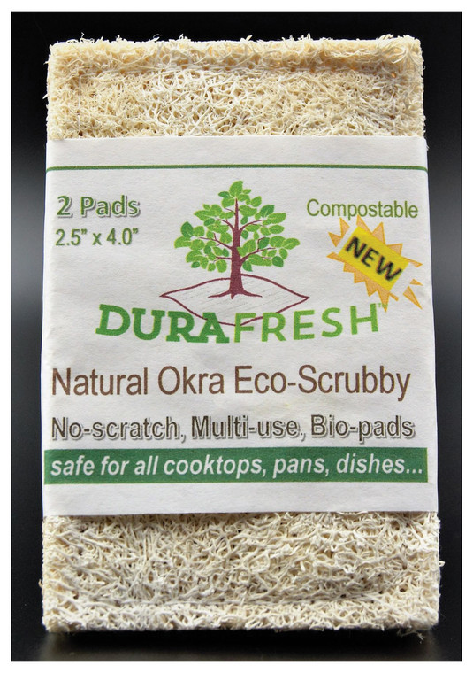DURAFRESH OKRA ECO SCRUBBY 2 PACK