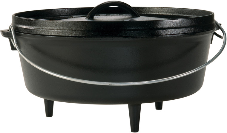 LODGE  12 IN - 6 QT CAMP DUTCH OVEN