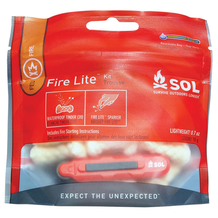 SOL  FIRE LITE KIT IN DRYBAG
