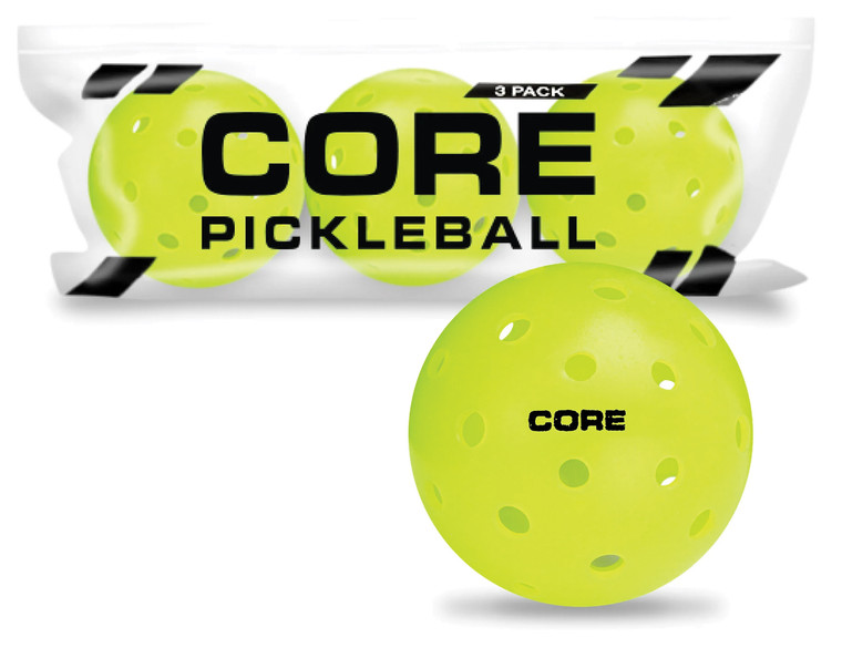 Core Core Pickleball Balls | 3 Pack