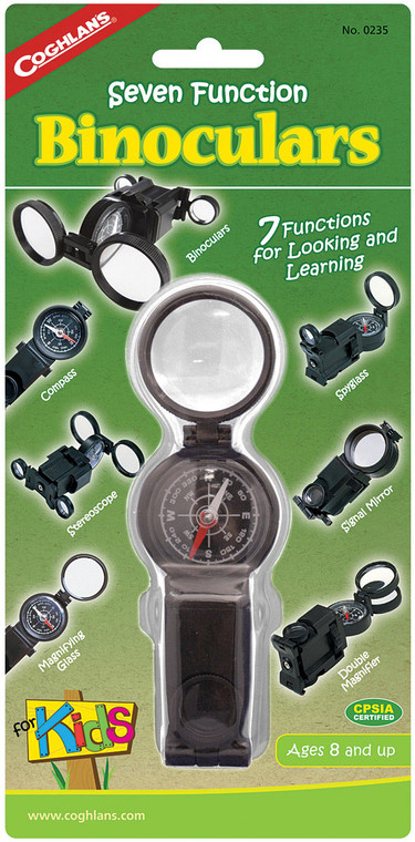 COGHLAN'S  7 FUNCTION BINOCULARS FOR KIDS
