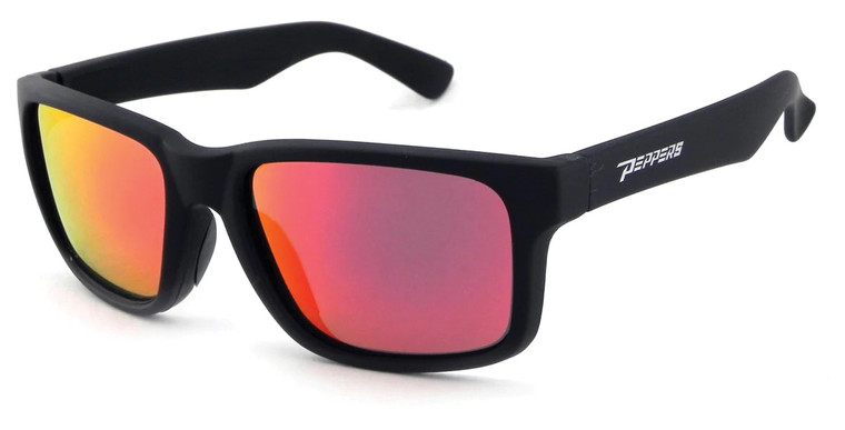 PEPPERS SUNGLASSES  BEACHCOMBER BLACK W RED LENS FLOATING