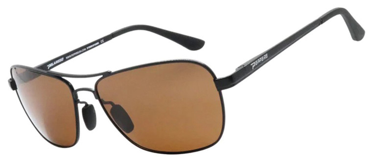 PEPPERS SUNGLASSES  MAUI MATTE BLACK W BROWN LENS