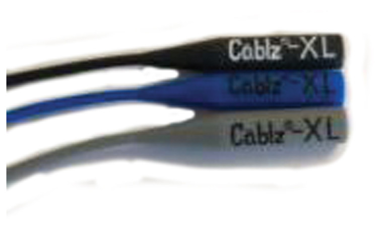 CABLZ CABLZ SILICONE XL BLUE