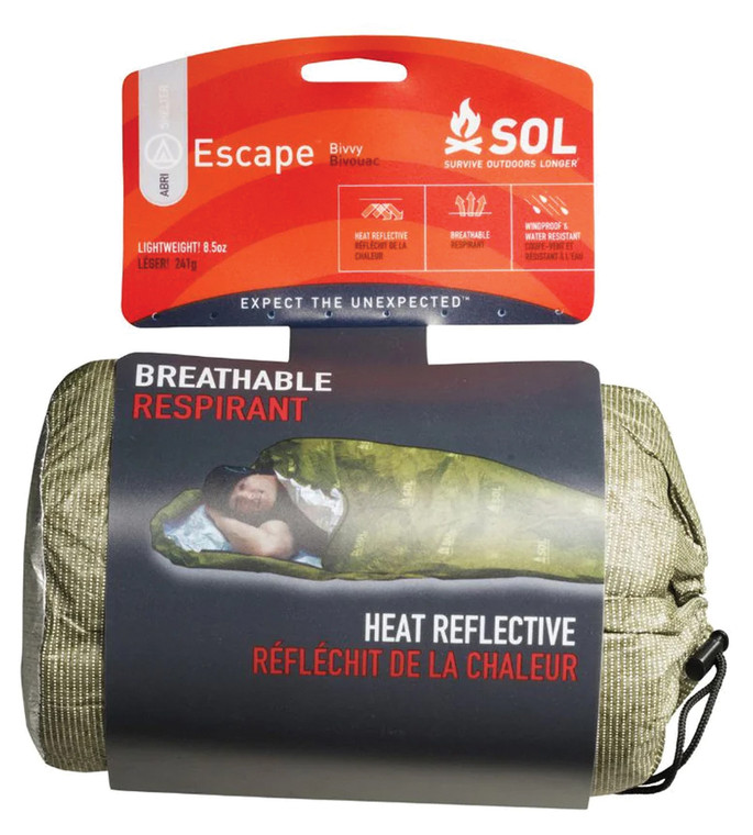 SOL  ESCAPE BIVVY WITH HOOD | GREEN