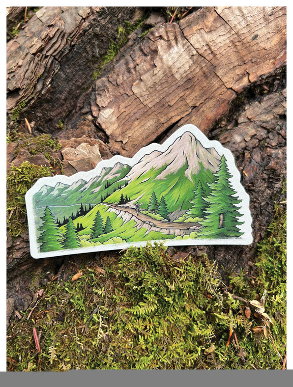 STICKER ART MOUNTAIN PASS