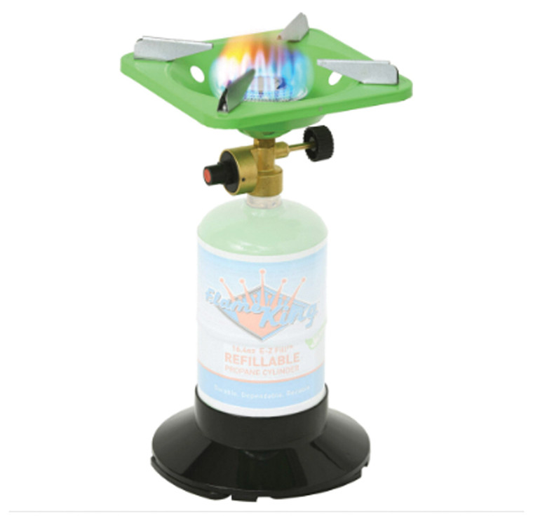 Flame King Single Burner With 1 Lb Base