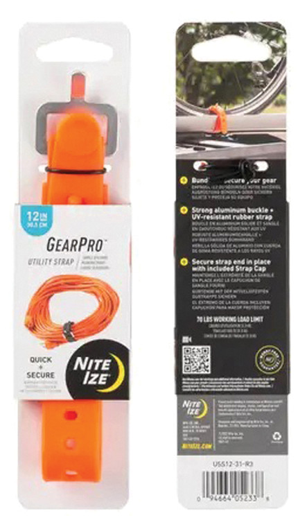 NITE IZE  GEARPRO UTILITY STRAP 24" | BRIGHT ORANGE