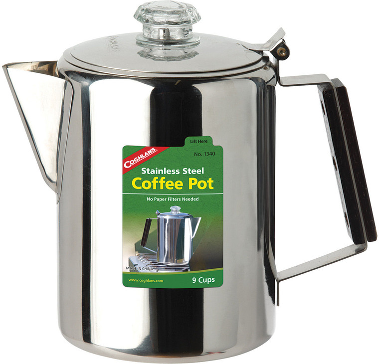 COGHLAN'S  STAINLESS STEEL COFFEE POT | 9 CUP