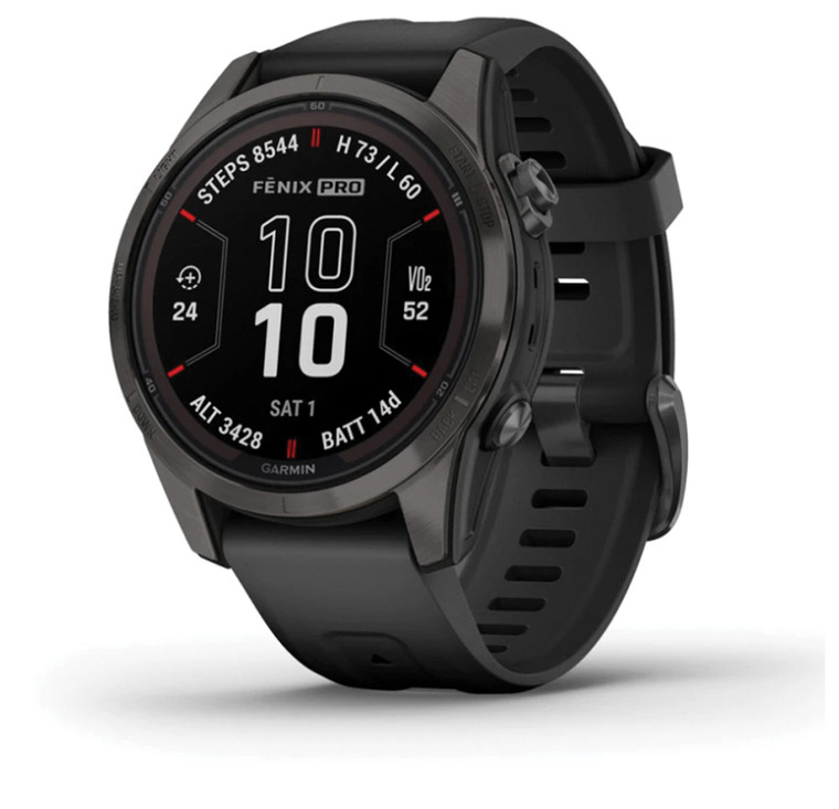 GARMIN  FENIX 7S PRO | SOLAR SAPPHIRE GREY/BLACK