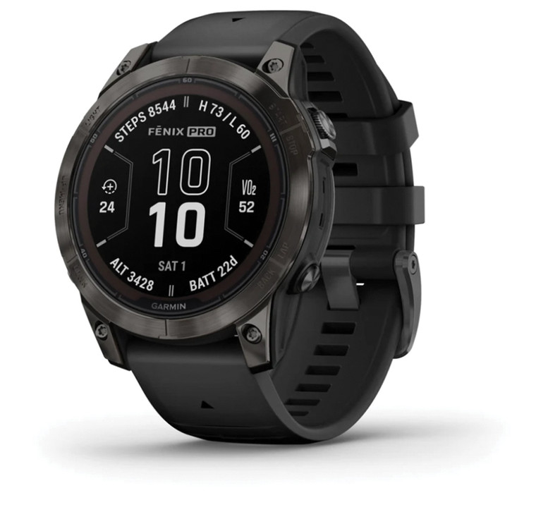 GARMIN  FENIX 7 PRO | SOLAR SAPPHIRE GREY/BLACK