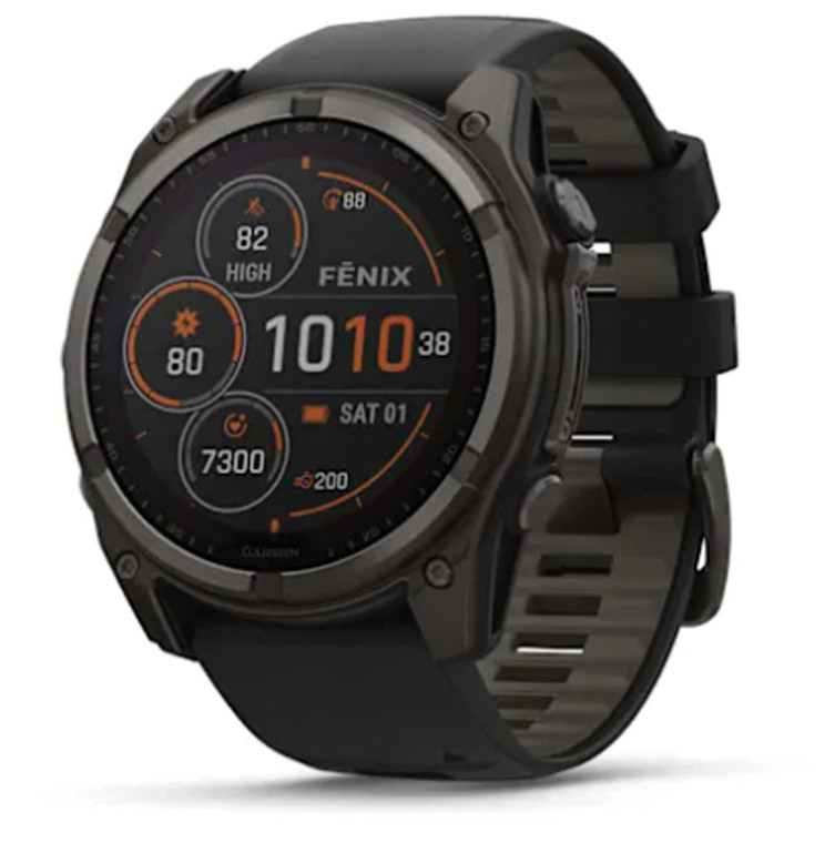 GARMIN  FENIX 8 51MM | SOLAR SAPPHIRE CARBON GREY