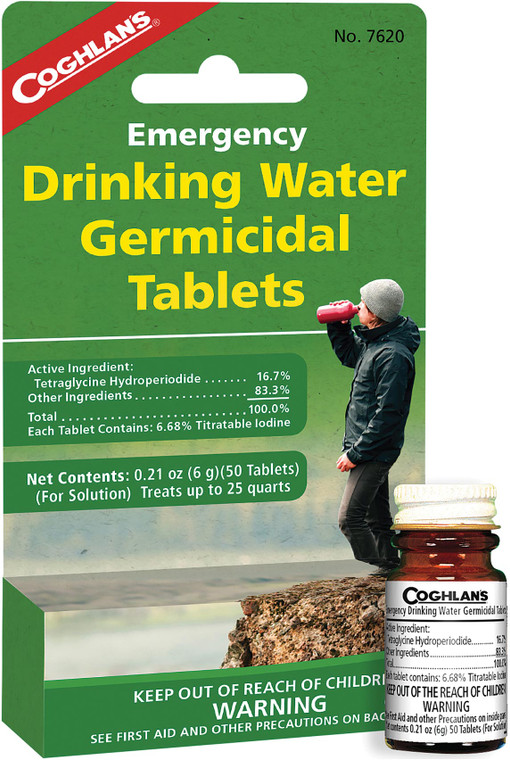 COGHLAN'S  EMRGNCY DRINKING WATER TABLET