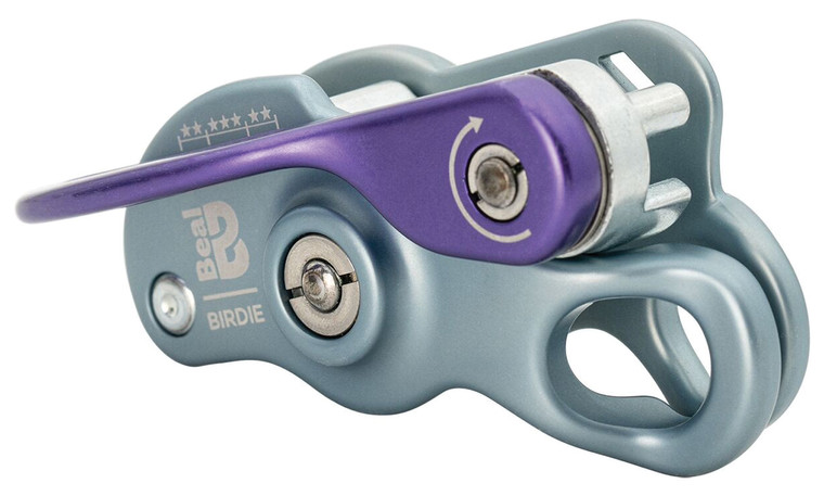 BEAL BEAL BIRDIE SEMI-AUTO BELAY DEVICE - MATTE BLUE