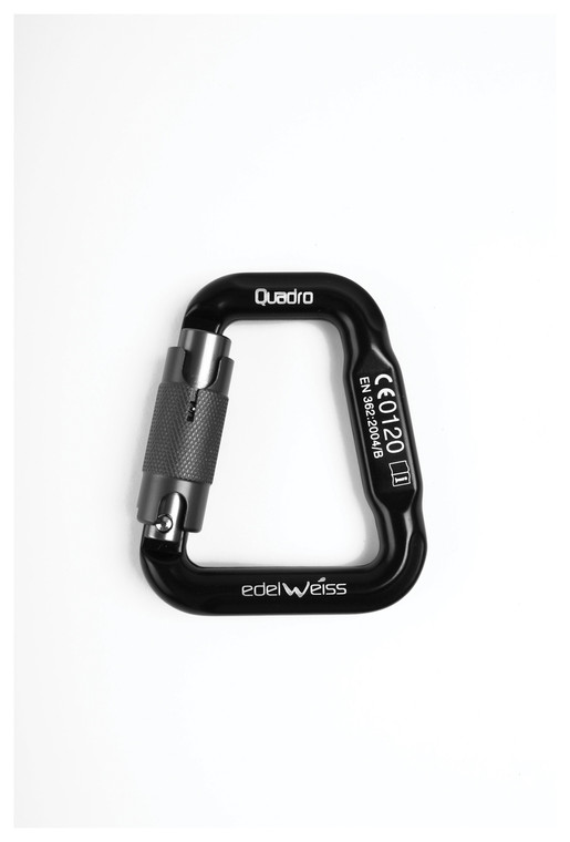 Edelweiss Quadro Junction Carabiner | Black
