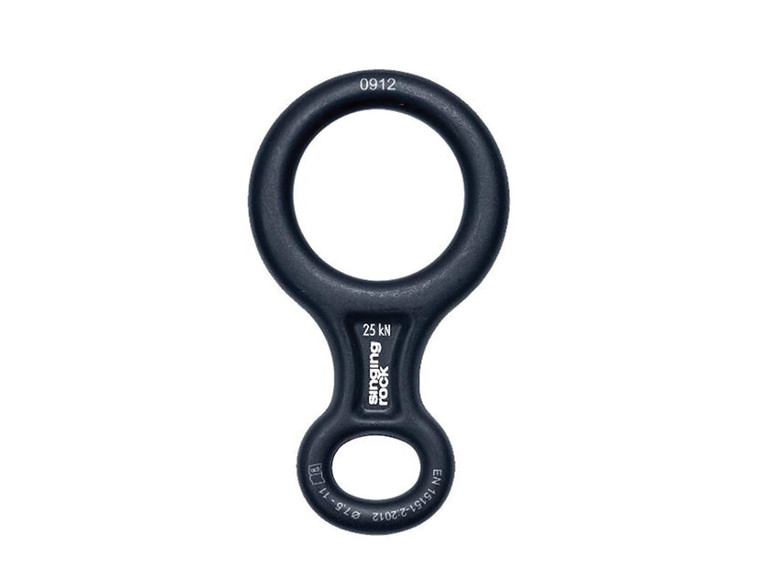 Singing Rock Figure 8 Belay Device | Medium | Black
