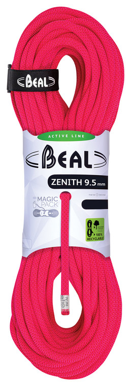 Beal Zenith 9.5mm 70m | Solid Pink