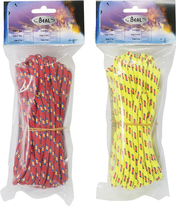 BEAL CUT CORD 5MM DIAMETER 6M LENGTH - ASSORTED COLORS
